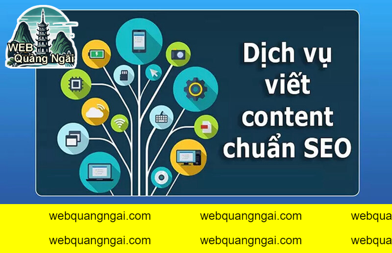 Quy trình cung cấp dịch vụ content website tại Web Quảng Ngãi